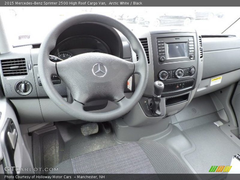 Arctic White / Black 2015 Mercedes-Benz Sprinter 2500 High Roof Cargo Van