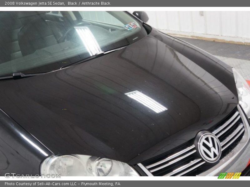 Black / Anthracite Black 2008 Volkswagen Jetta SE Sedan