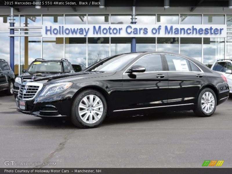 Black / Black 2015 Mercedes-Benz S 550 4Matic Sedan
