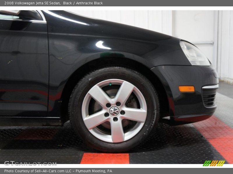 Black / Anthracite Black 2008 Volkswagen Jetta SE Sedan