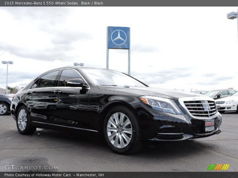 Black / Black 2015 Mercedes-Benz S 550 4Matic Sedan