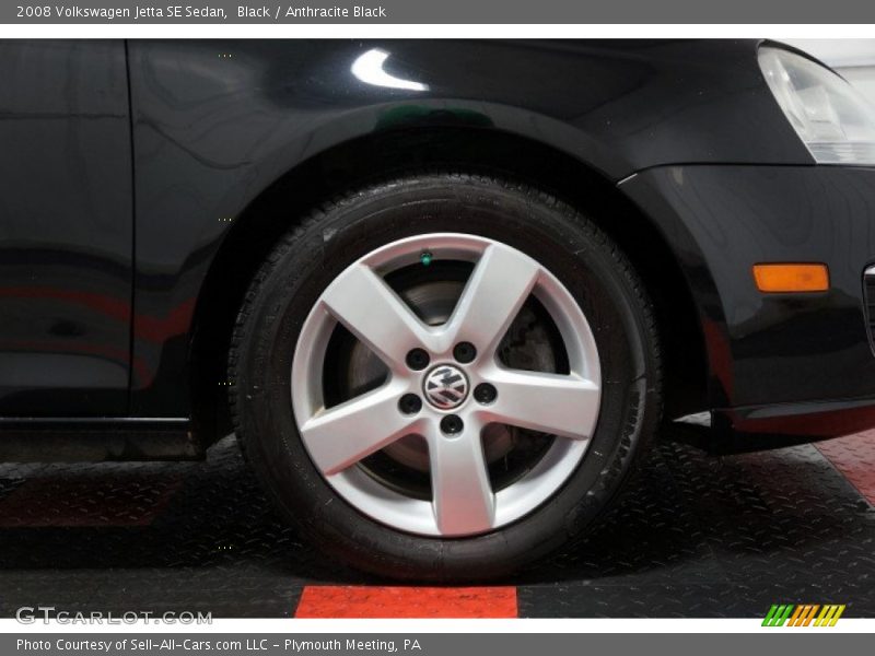 Black / Anthracite Black 2008 Volkswagen Jetta SE Sedan