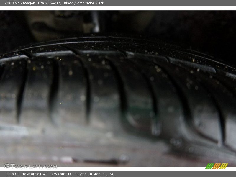 Black / Anthracite Black 2008 Volkswagen Jetta SE Sedan