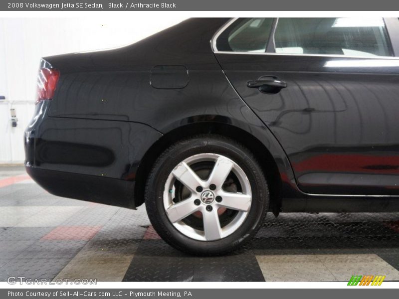 Black / Anthracite Black 2008 Volkswagen Jetta SE Sedan