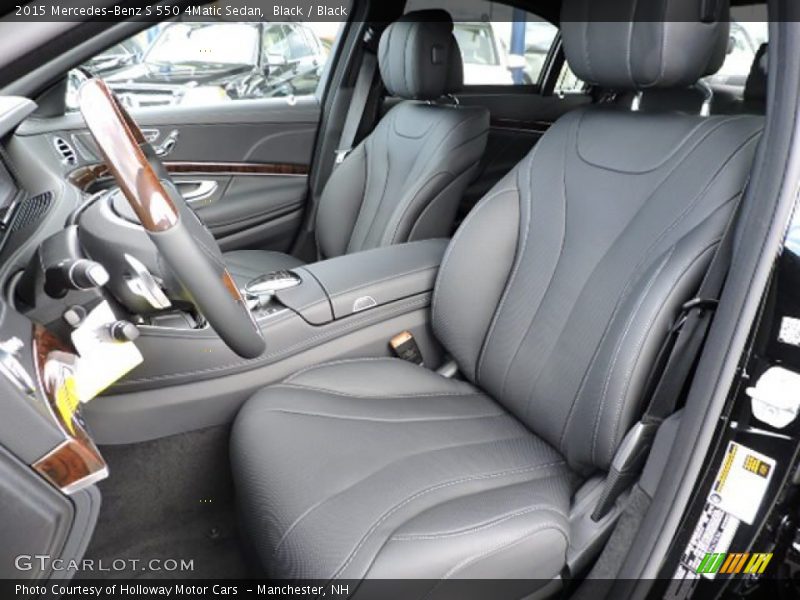 Black / Black 2015 Mercedes-Benz S 550 4Matic Sedan