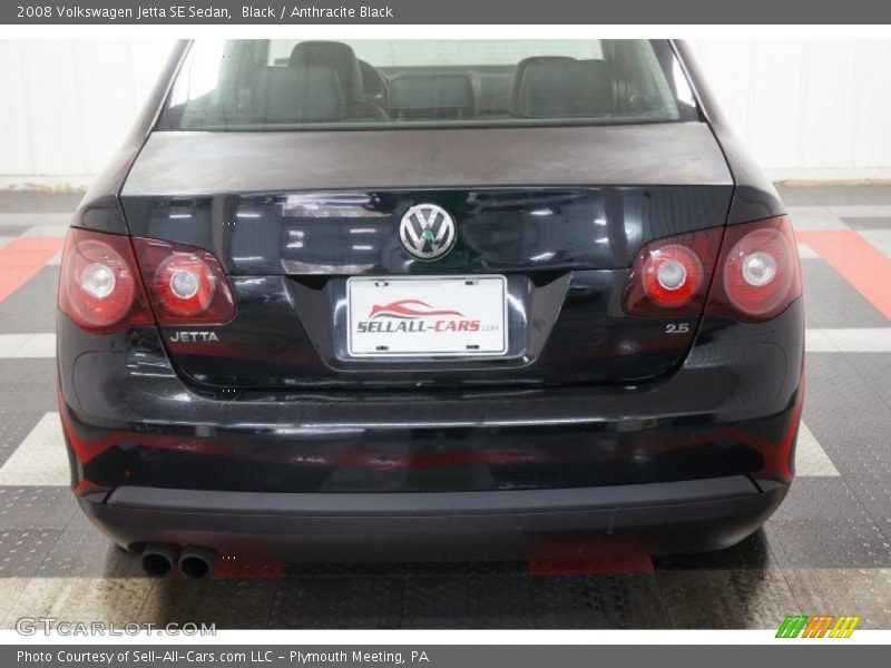 Black / Anthracite Black 2008 Volkswagen Jetta SE Sedan