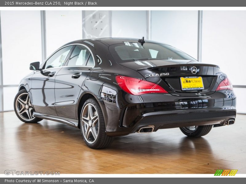 Night Black / Black 2015 Mercedes-Benz CLA 250