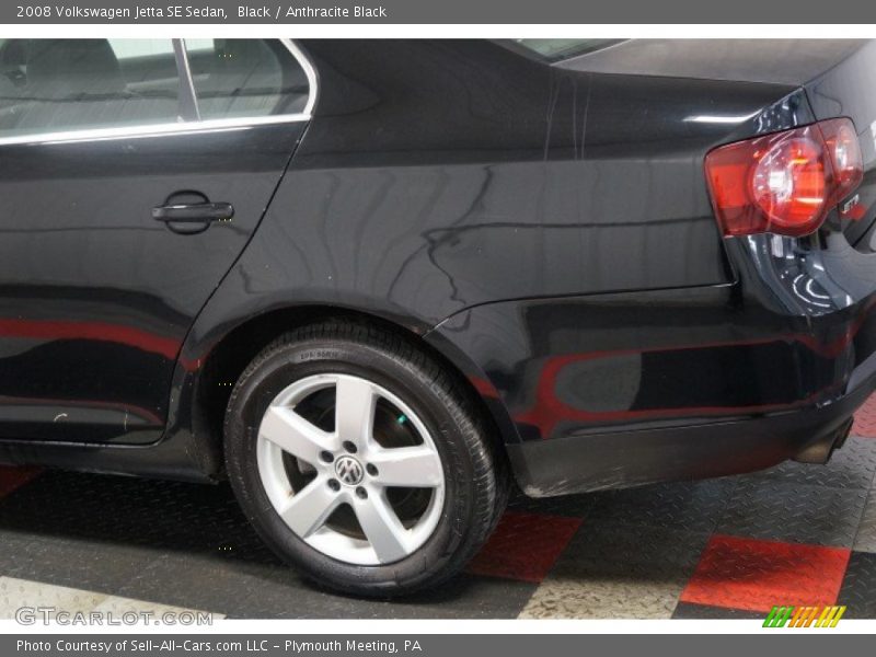 Black / Anthracite Black 2008 Volkswagen Jetta SE Sedan