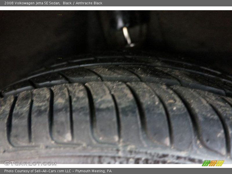 Black / Anthracite Black 2008 Volkswagen Jetta SE Sedan