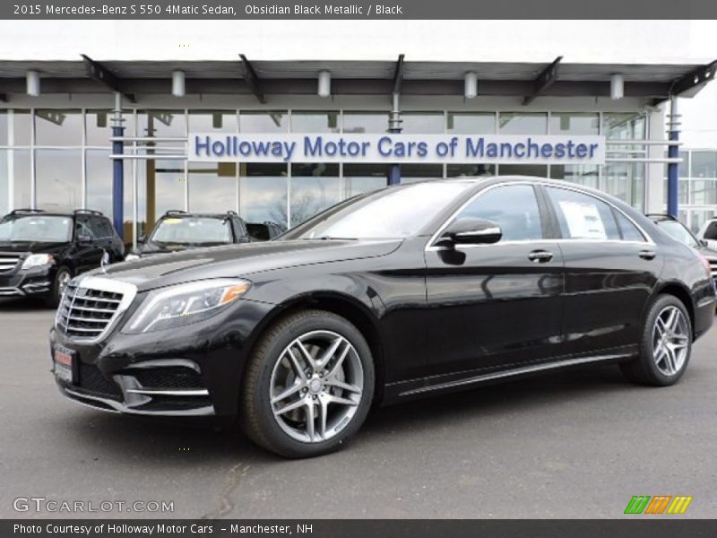 Obsidian Black Metallic / Black 2015 Mercedes-Benz S 550 4Matic Sedan