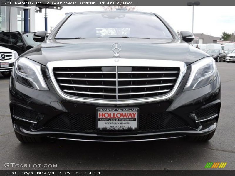 Obsidian Black Metallic / Black 2015 Mercedes-Benz S 550 4Matic Sedan