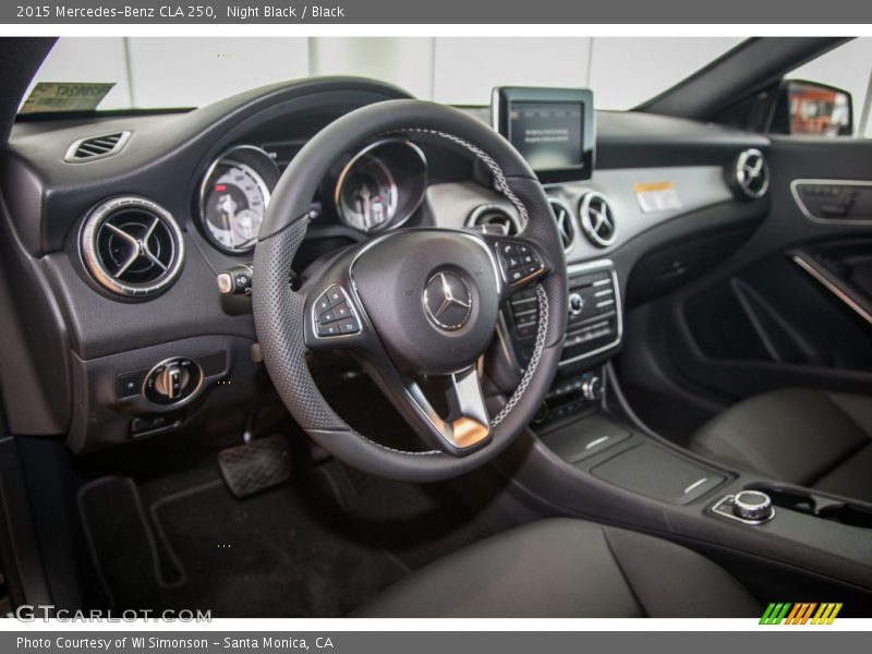 Night Black / Black 2015 Mercedes-Benz CLA 250