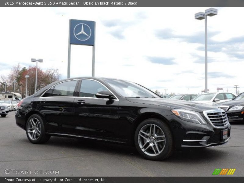Obsidian Black Metallic / Black 2015 Mercedes-Benz S 550 4Matic Sedan