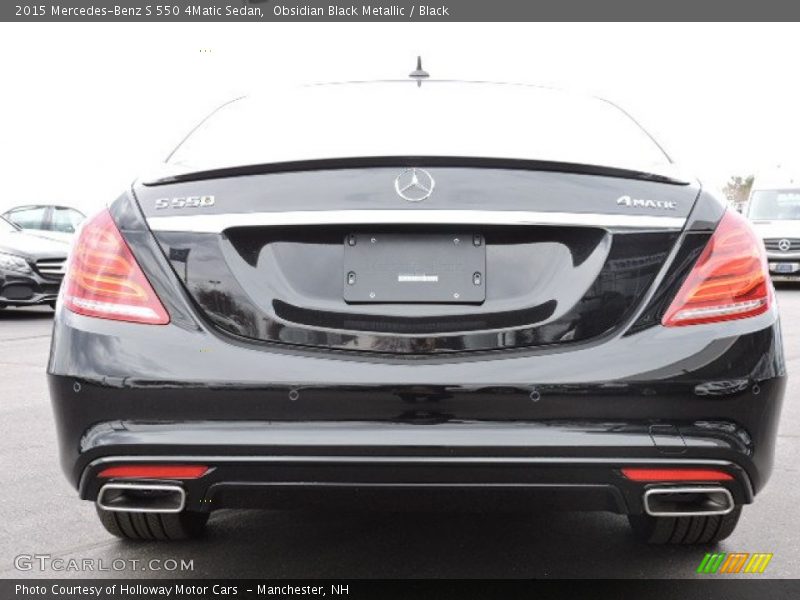 Obsidian Black Metallic / Black 2015 Mercedes-Benz S 550 4Matic Sedan