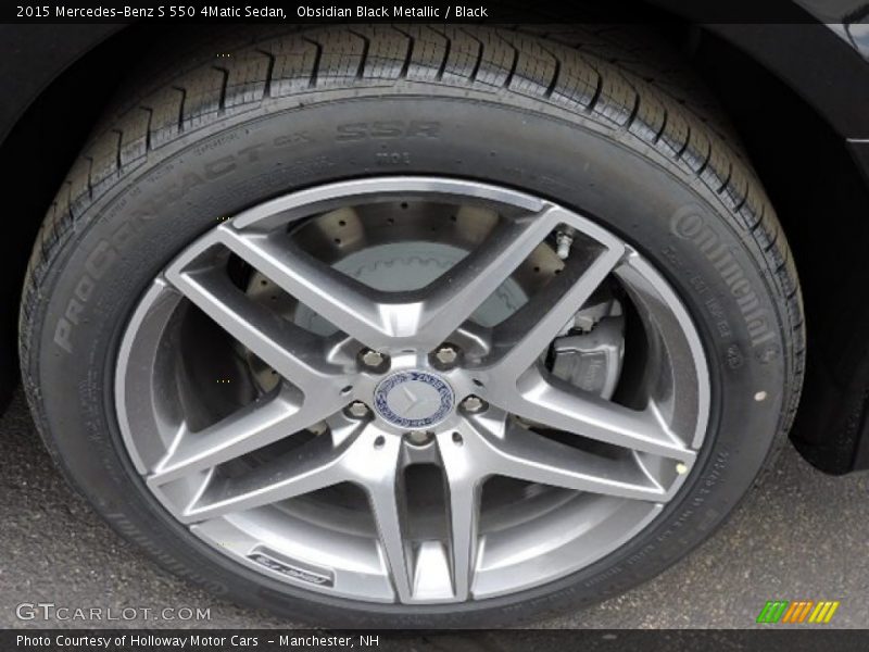 Obsidian Black Metallic / Black 2015 Mercedes-Benz S 550 4Matic Sedan