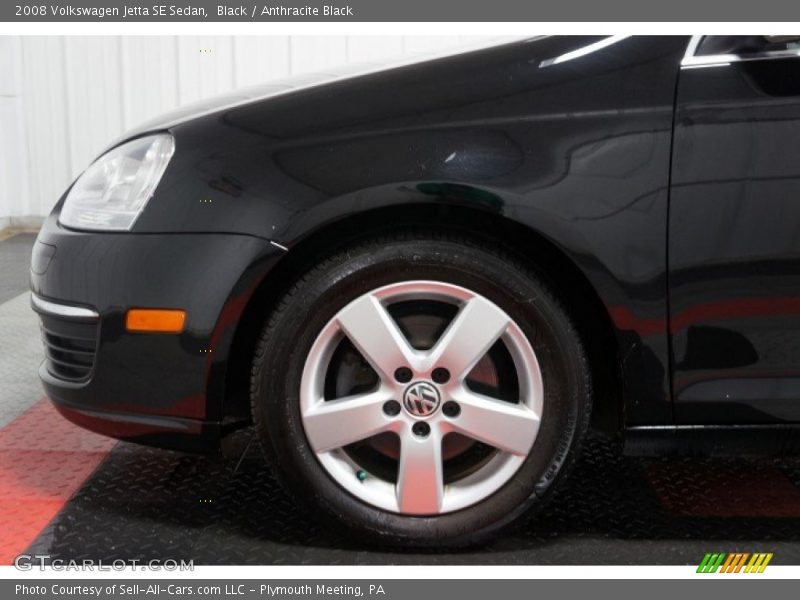 Black / Anthracite Black 2008 Volkswagen Jetta SE Sedan