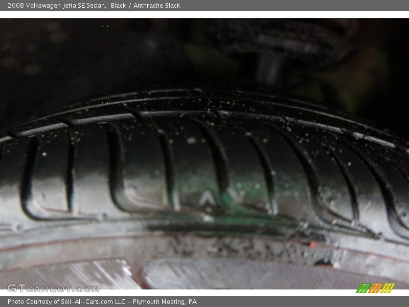 Black / Anthracite Black 2008 Volkswagen Jetta SE Sedan
