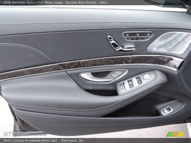 Obsidian Black Metallic / Black 2015 Mercedes-Benz S 550 4Matic Sedan