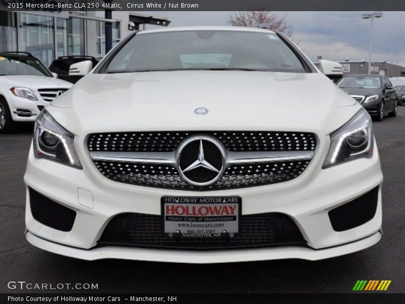 Cirrus White / Nut Brown 2015 Mercedes-Benz CLA 250 4Matic