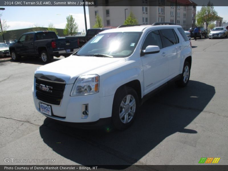 Summit White / Jet Black 2014 GMC Terrain SLE AWD