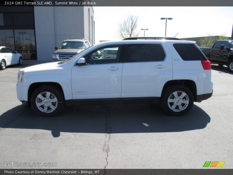 Summit White / Jet Black 2014 GMC Terrain SLE AWD