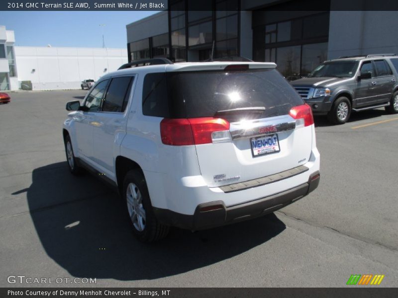 Summit White / Jet Black 2014 GMC Terrain SLE AWD