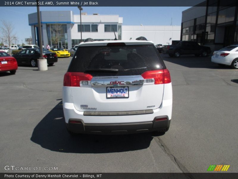 Summit White / Jet Black 2014 GMC Terrain SLE AWD