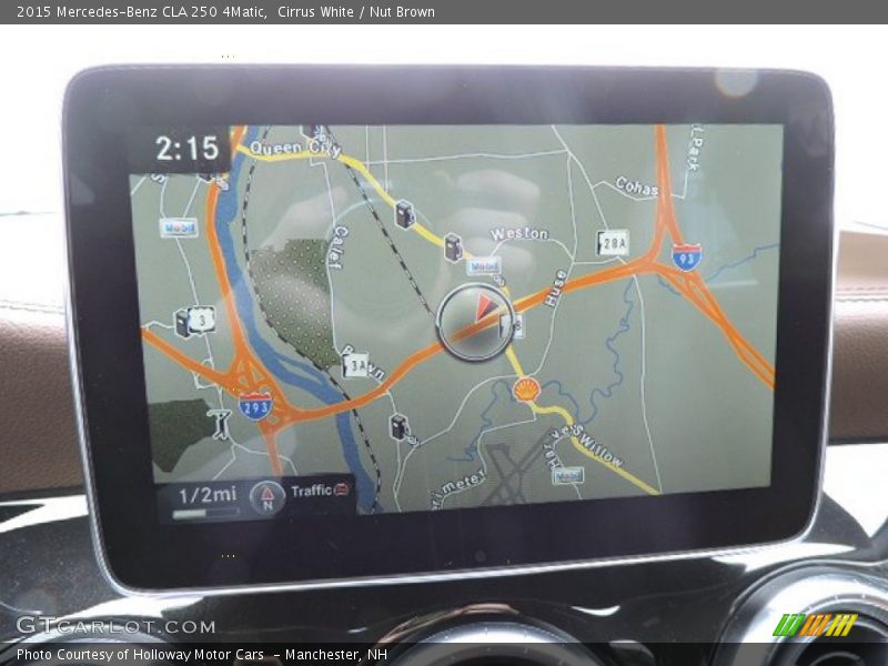 Navigation of 2015 CLA 250 4Matic