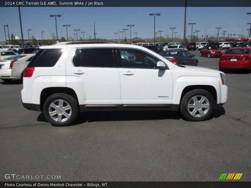 Summit White / Jet Black 2014 GMC Terrain SLE AWD