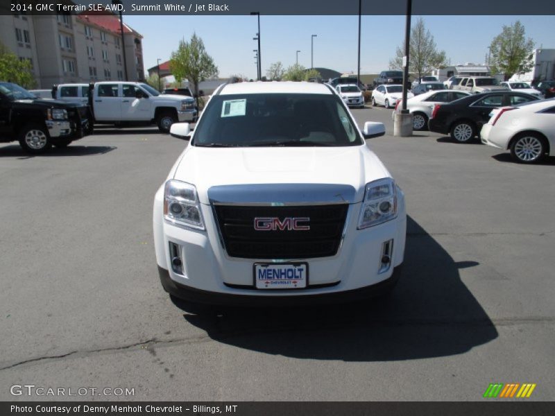 Summit White / Jet Black 2014 GMC Terrain SLE AWD