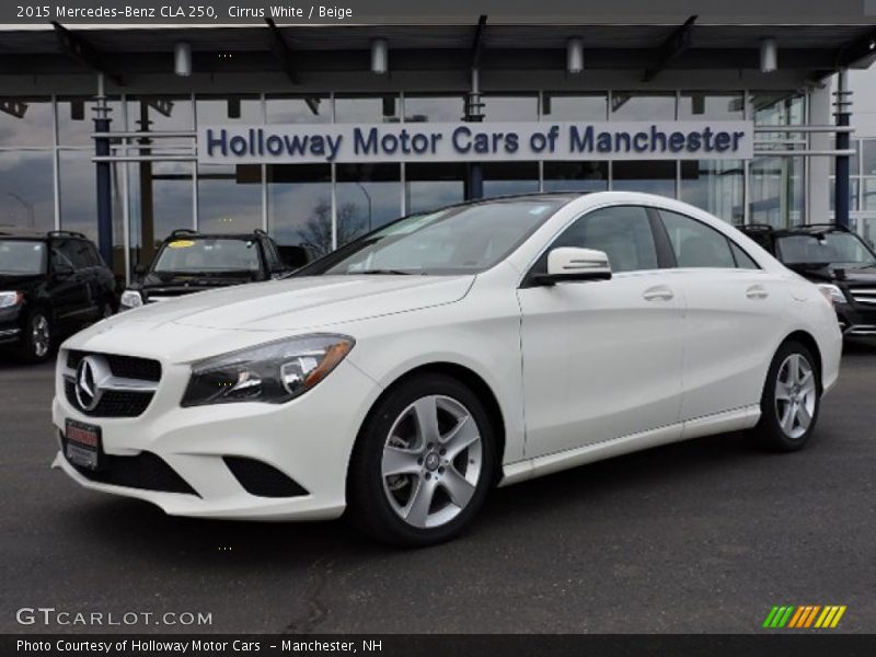 Cirrus White / Beige 2015 Mercedes-Benz CLA 250