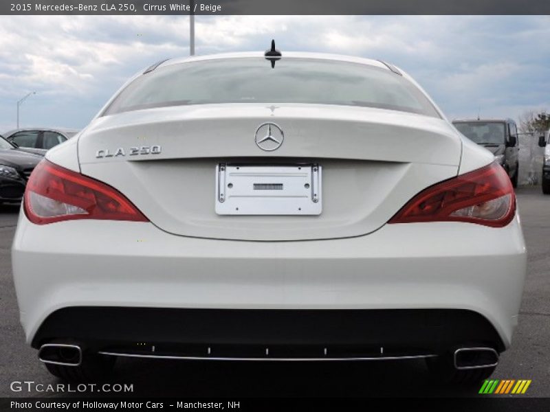 Cirrus White / Beige 2015 Mercedes-Benz CLA 250