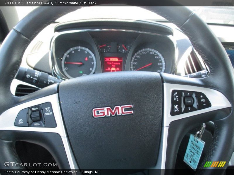 Summit White / Jet Black 2014 GMC Terrain SLE AWD