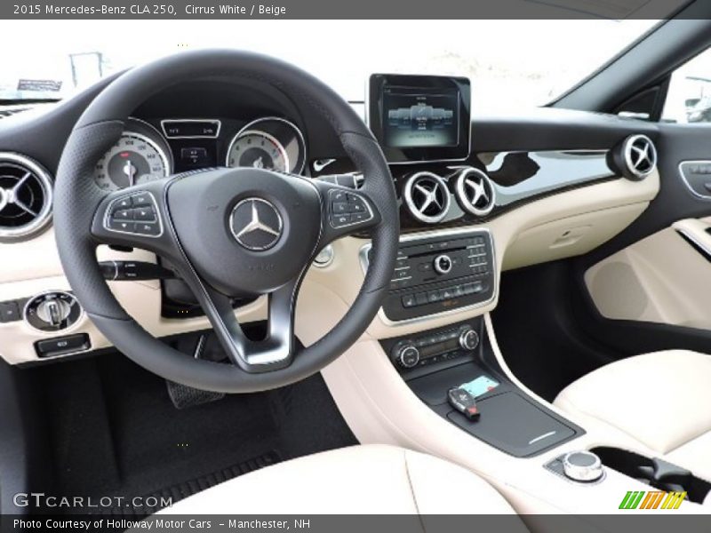 Cirrus White / Beige 2015 Mercedes-Benz CLA 250