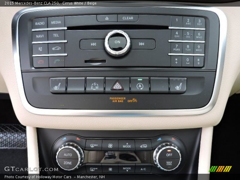 Cirrus White / Beige 2015 Mercedes-Benz CLA 250