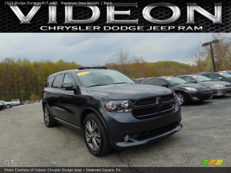 Maximum Steel Metallic / Black 2013 Dodge Durango R/T AWD