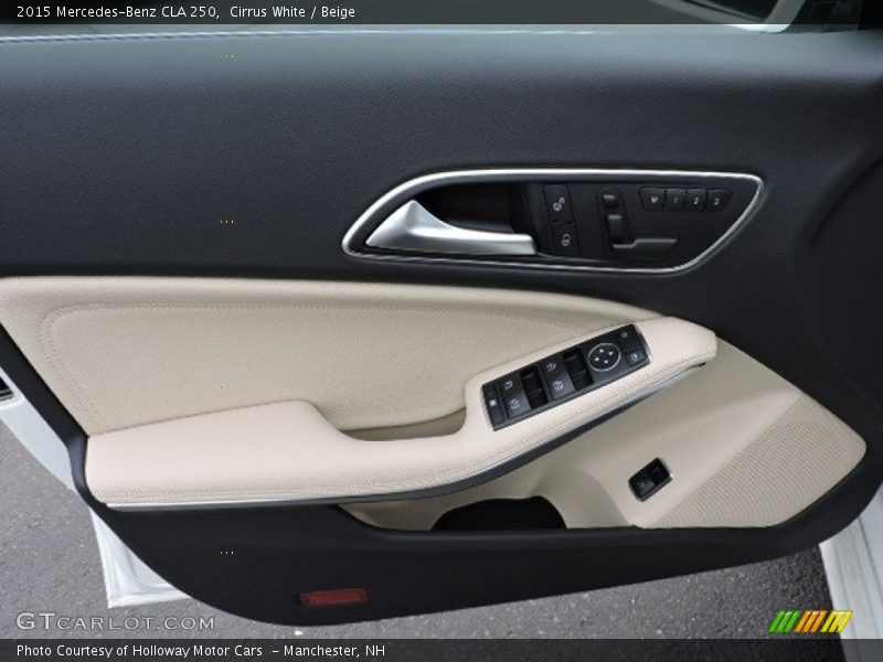 Cirrus White / Beige 2015 Mercedes-Benz CLA 250