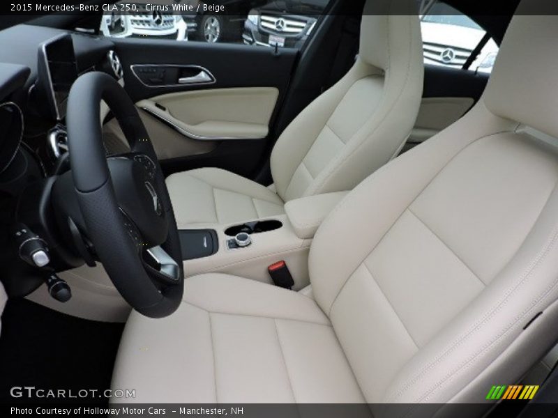 Cirrus White / Beige 2015 Mercedes-Benz CLA 250