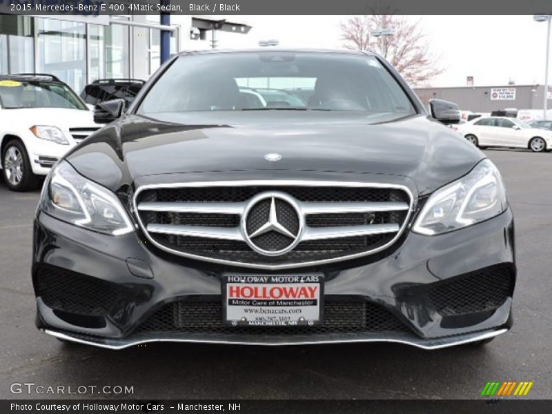 Black / Black 2015 Mercedes-Benz E 400 4Matic Sedan