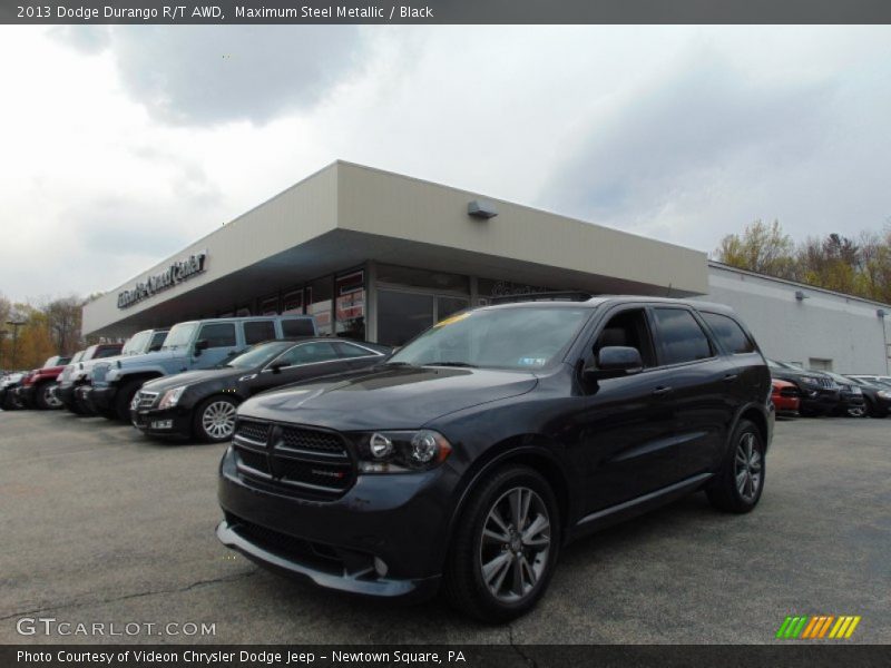 Maximum Steel Metallic / Black 2013 Dodge Durango R/T AWD