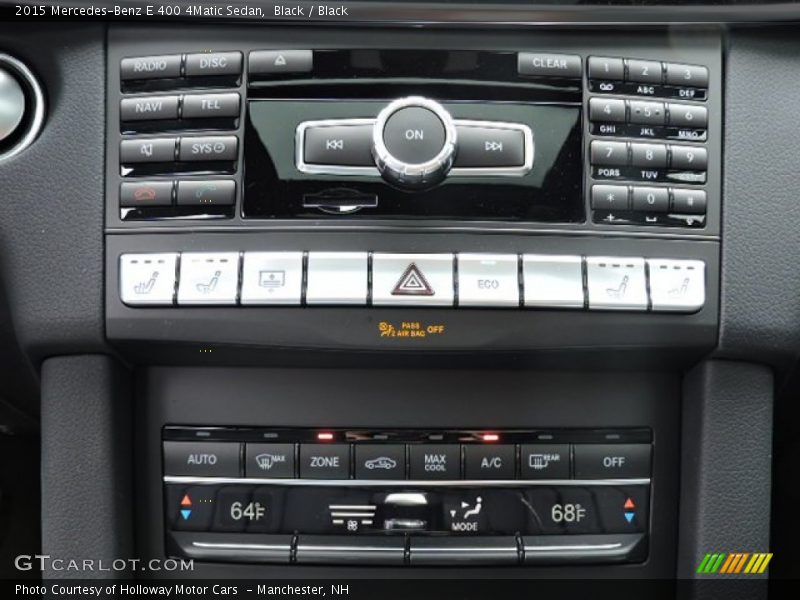 Controls of 2015 E 400 4Matic Sedan