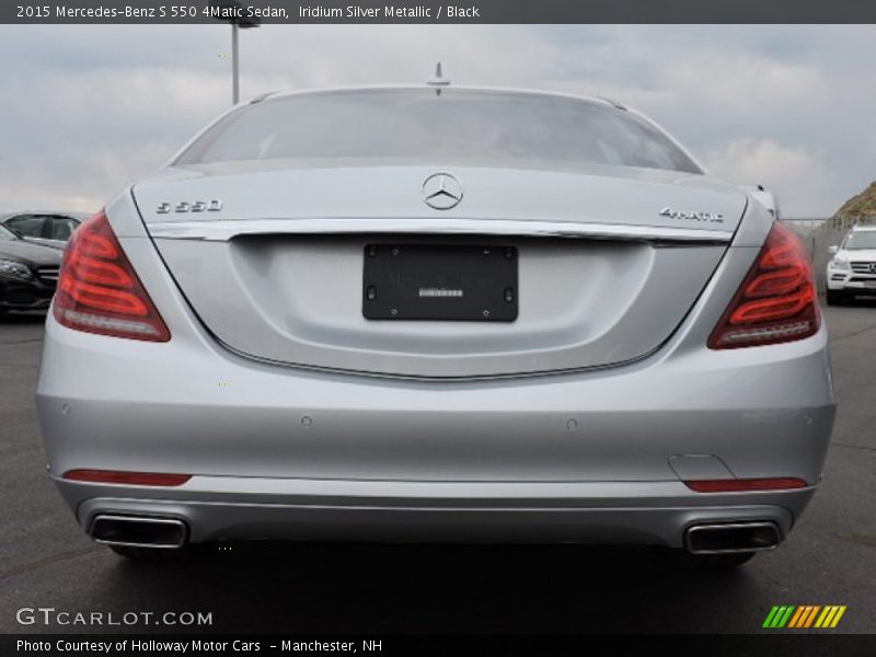 Iridium Silver Metallic / Black 2015 Mercedes-Benz S 550 4Matic Sedan
