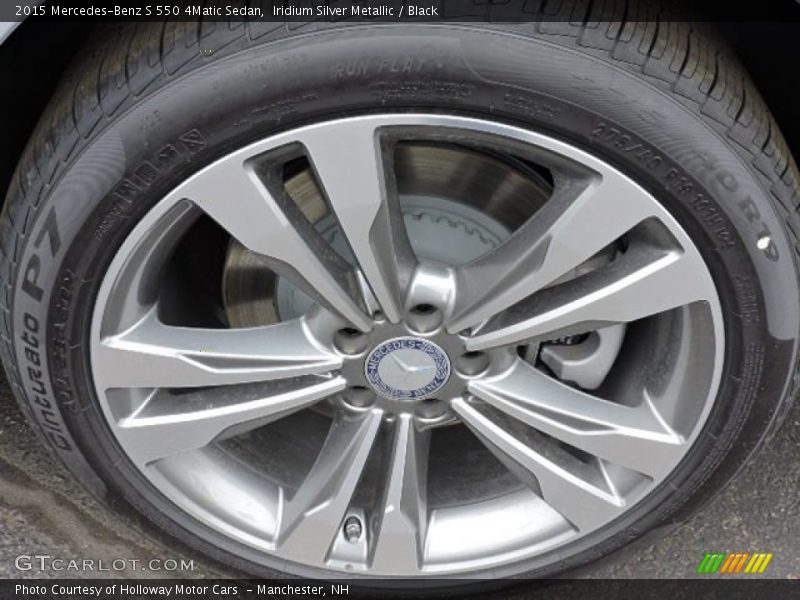 Iridium Silver Metallic / Black 2015 Mercedes-Benz S 550 4Matic Sedan