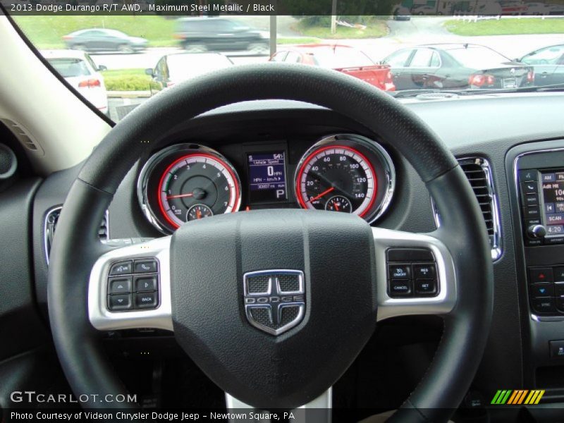 Maximum Steel Metallic / Black 2013 Dodge Durango R/T AWD