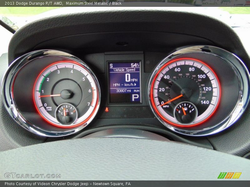 Maximum Steel Metallic / Black 2013 Dodge Durango R/T AWD
