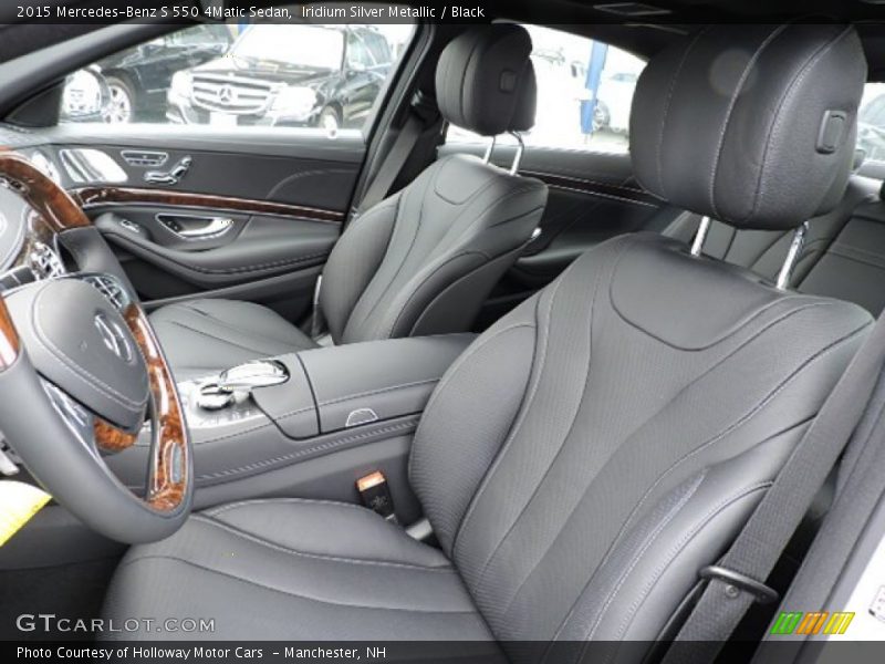 Iridium Silver Metallic / Black 2015 Mercedes-Benz S 550 4Matic Sedan