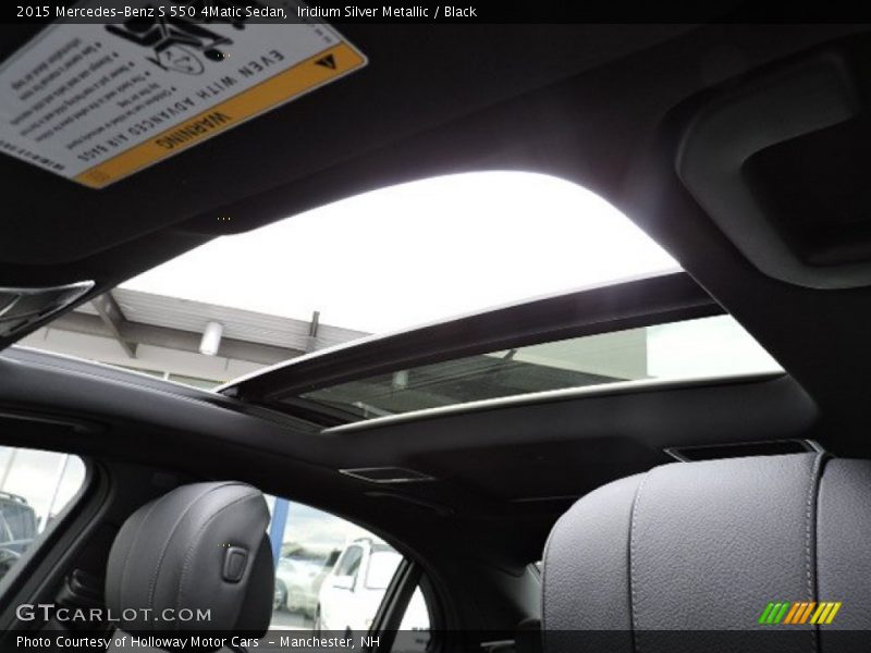 Iridium Silver Metallic / Black 2015 Mercedes-Benz S 550 4Matic Sedan