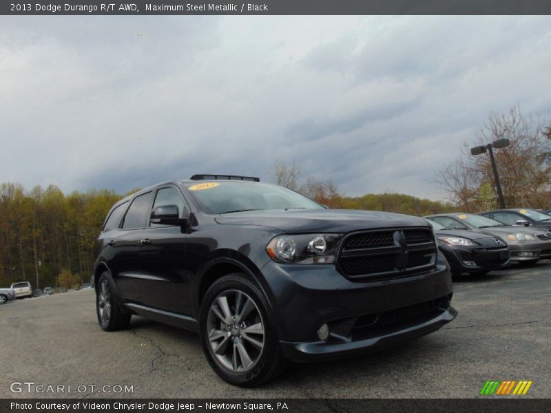 Maximum Steel Metallic / Black 2013 Dodge Durango R/T AWD