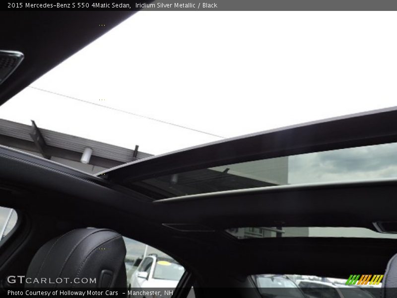 Iridium Silver Metallic / Black 2015 Mercedes-Benz S 550 4Matic Sedan