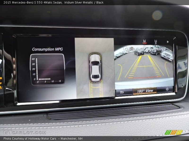 Iridium Silver Metallic / Black 2015 Mercedes-Benz S 550 4Matic Sedan